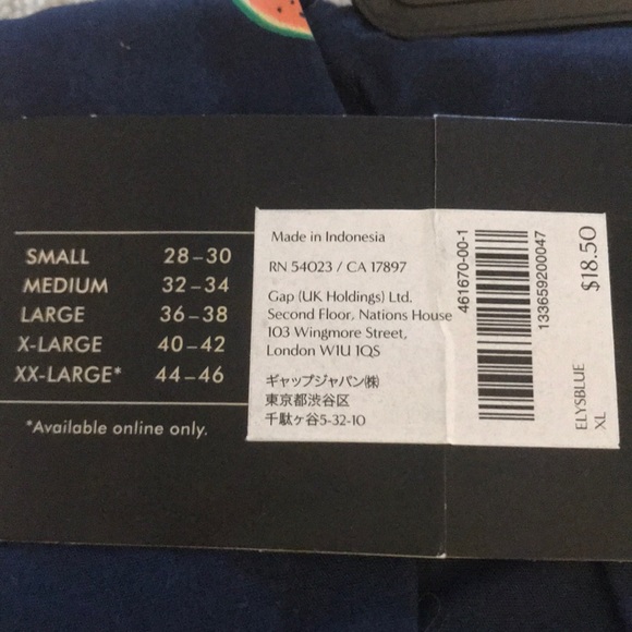 BNWT Banana Republic Boxers Sz XL - Picture 6 of 6